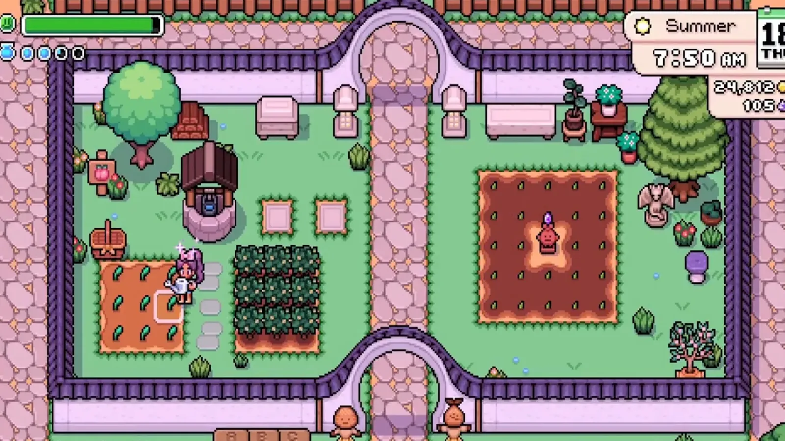 Water Sprite Statue in Fields of Mistria